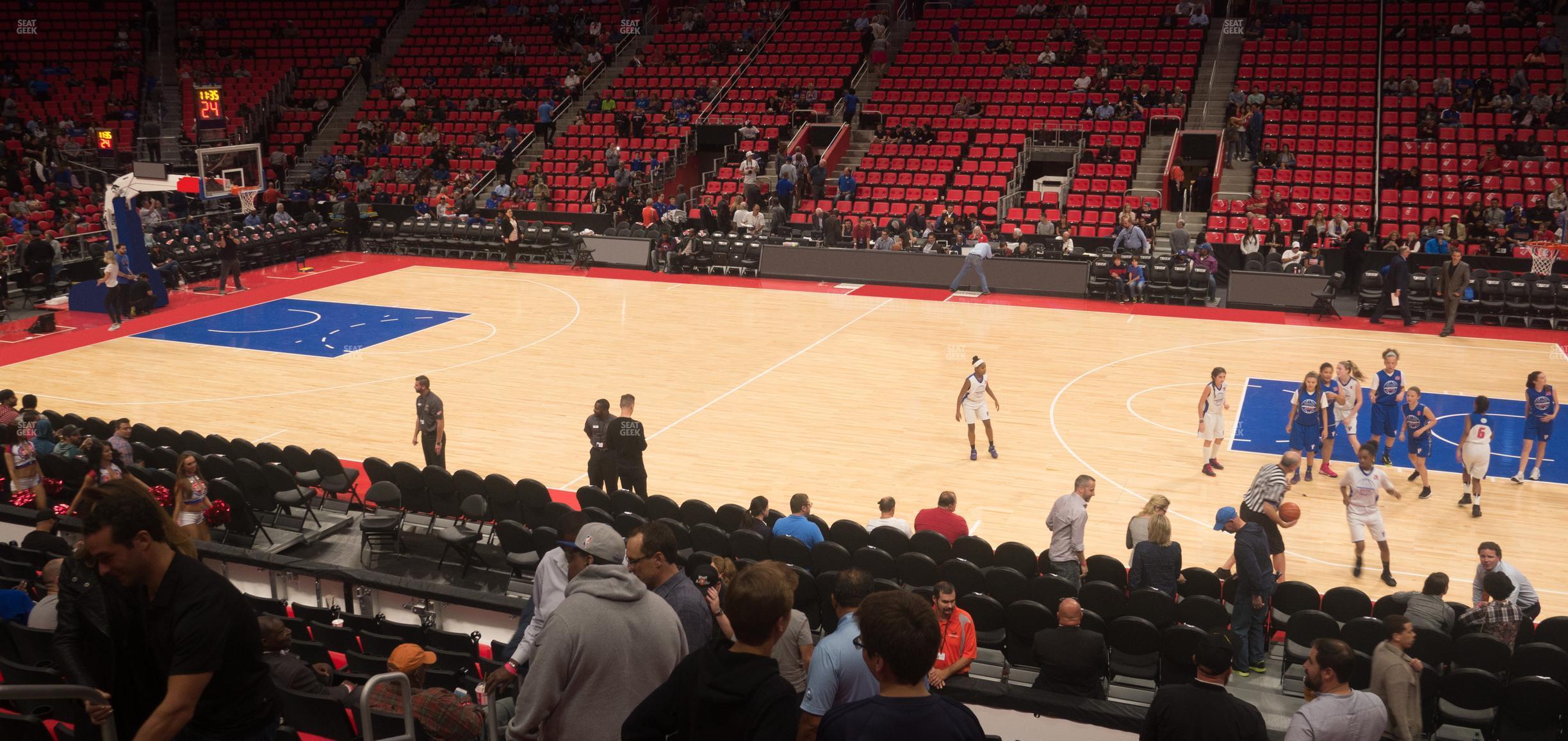 Seating view for Little Caesars Arena Section 108