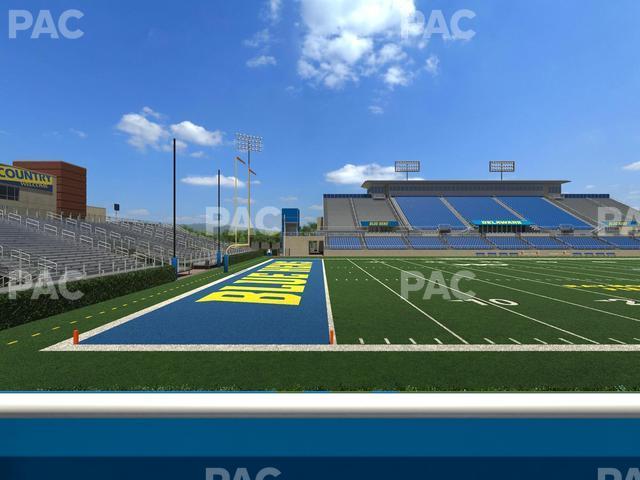 Seating view for Delaware Stadium Section East Box 98