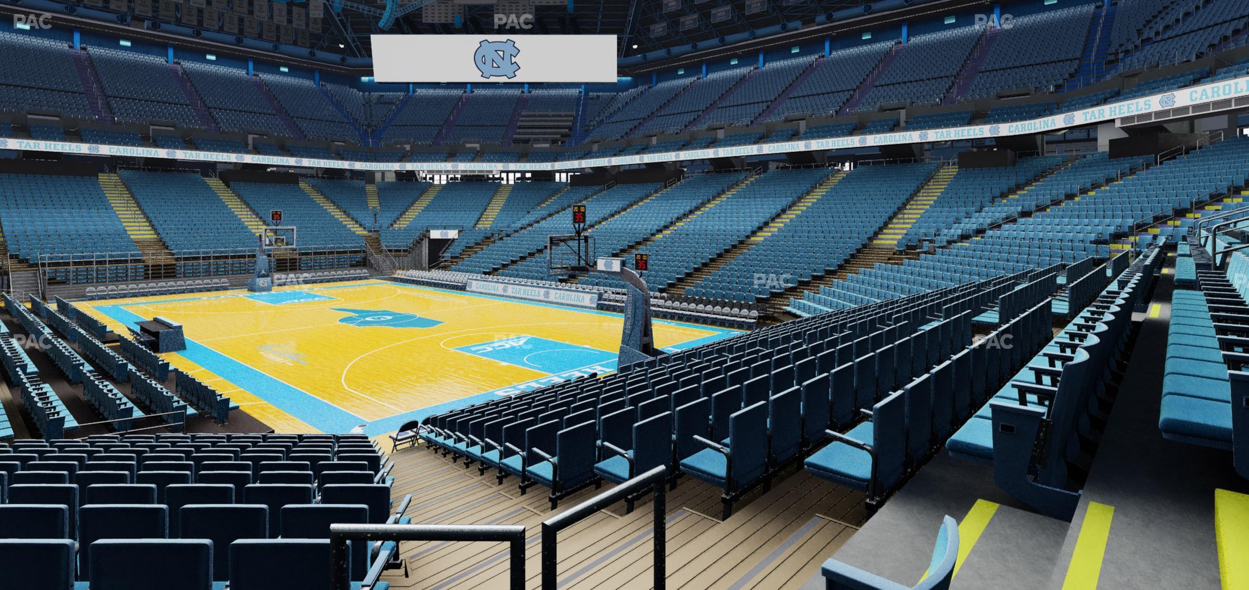 Seating view for Dean Smith Center Section 131