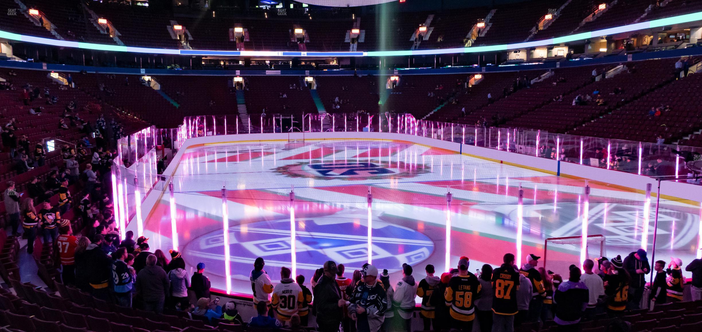 Seating view for Rogers Arena Section 112