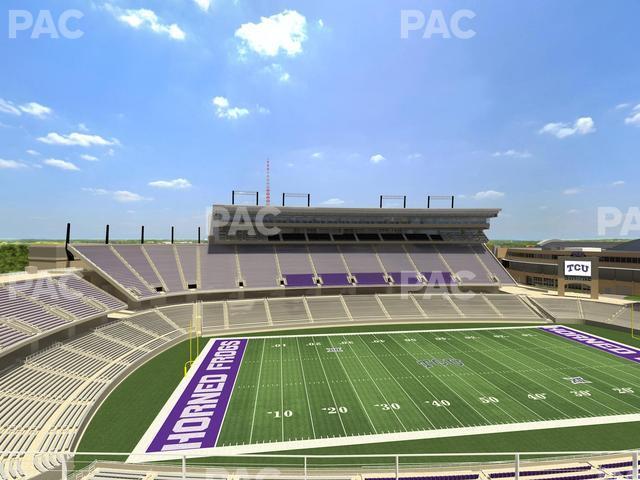 Seating view for Amon G Carter Stadium Section 309