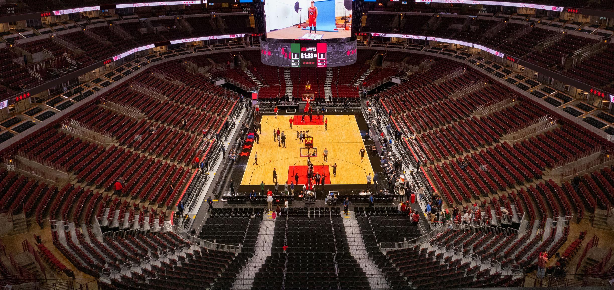 Seating view for United Center Section 309