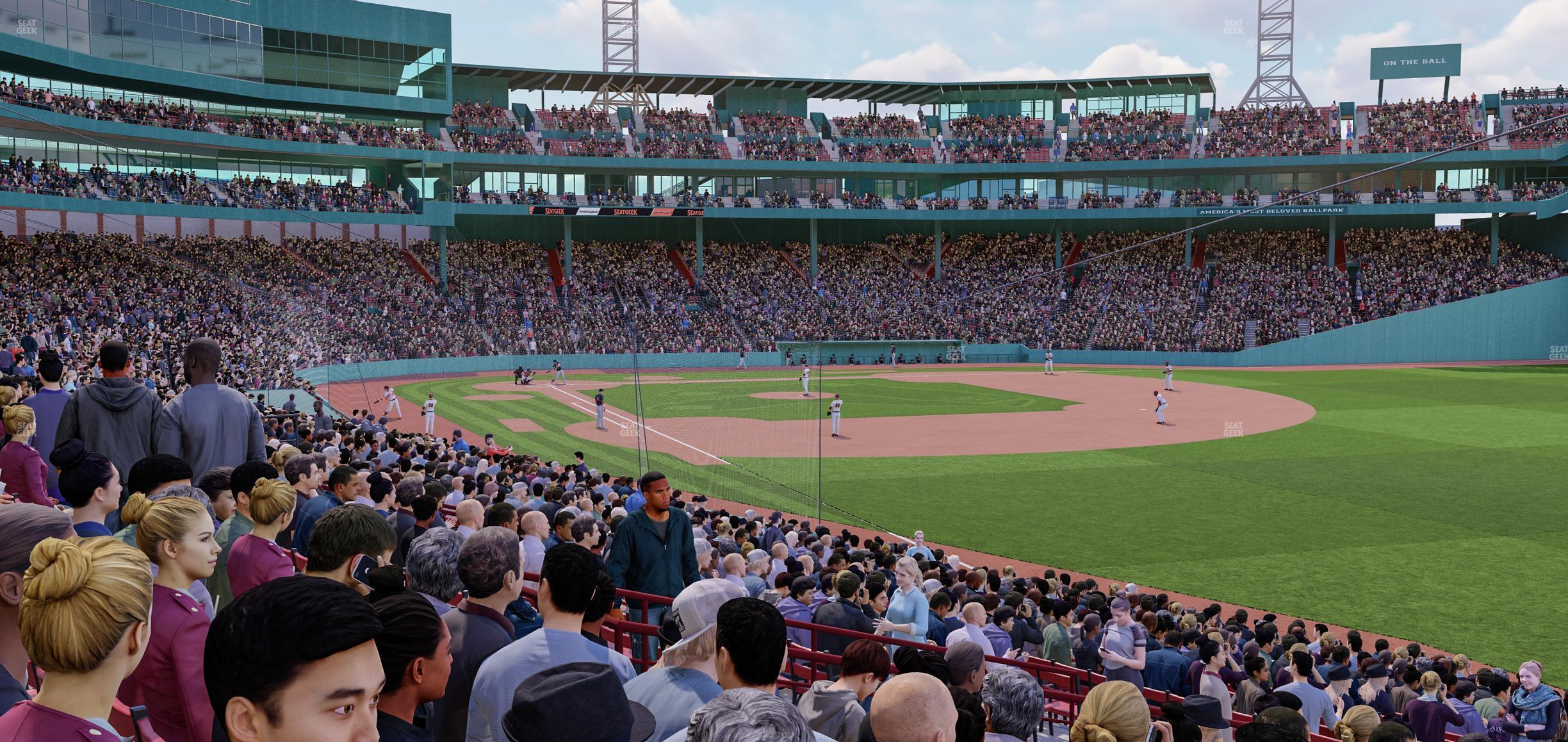 Seating view for Fenway Park Section Right Field Box 94