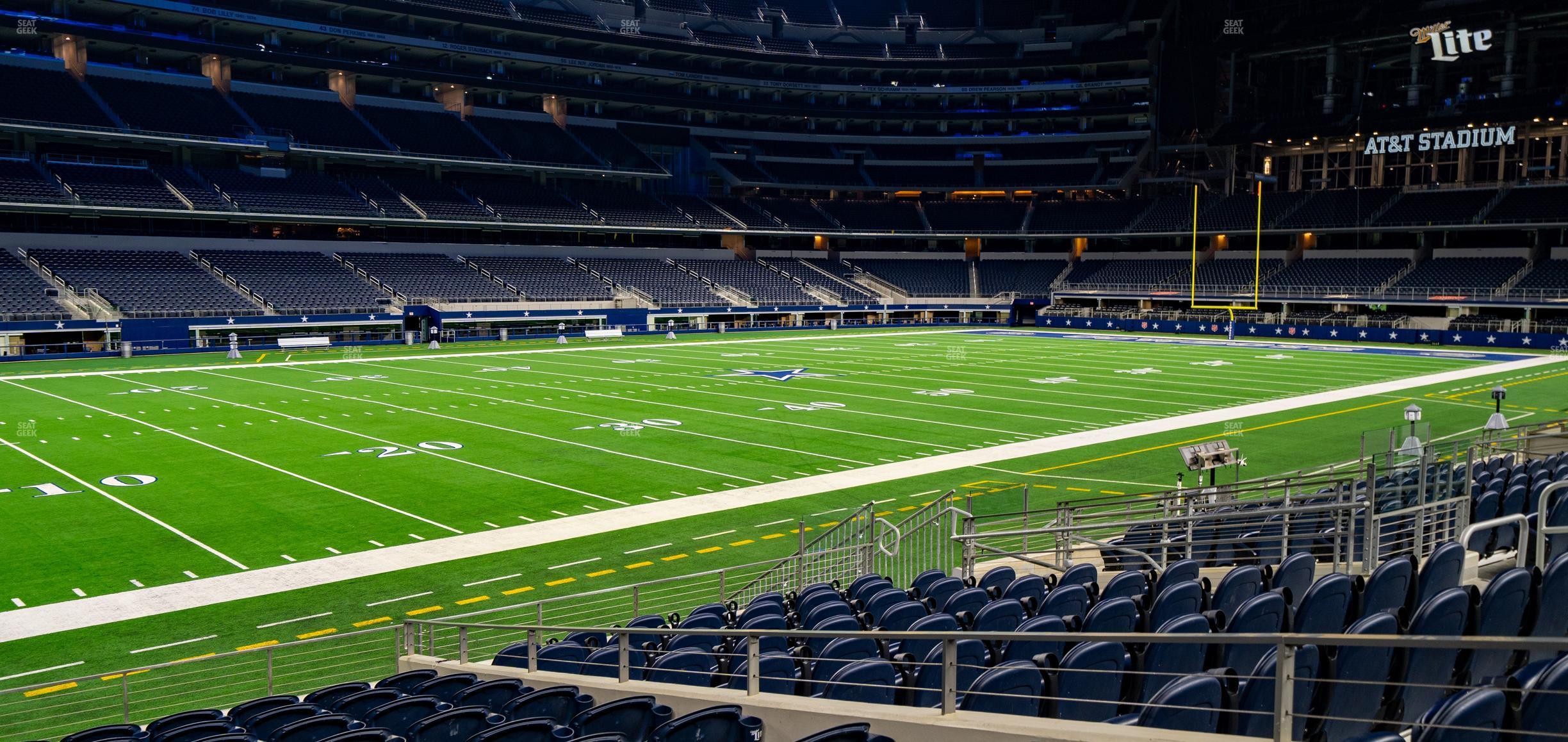 Seating view for AT&T Stadium Section 142