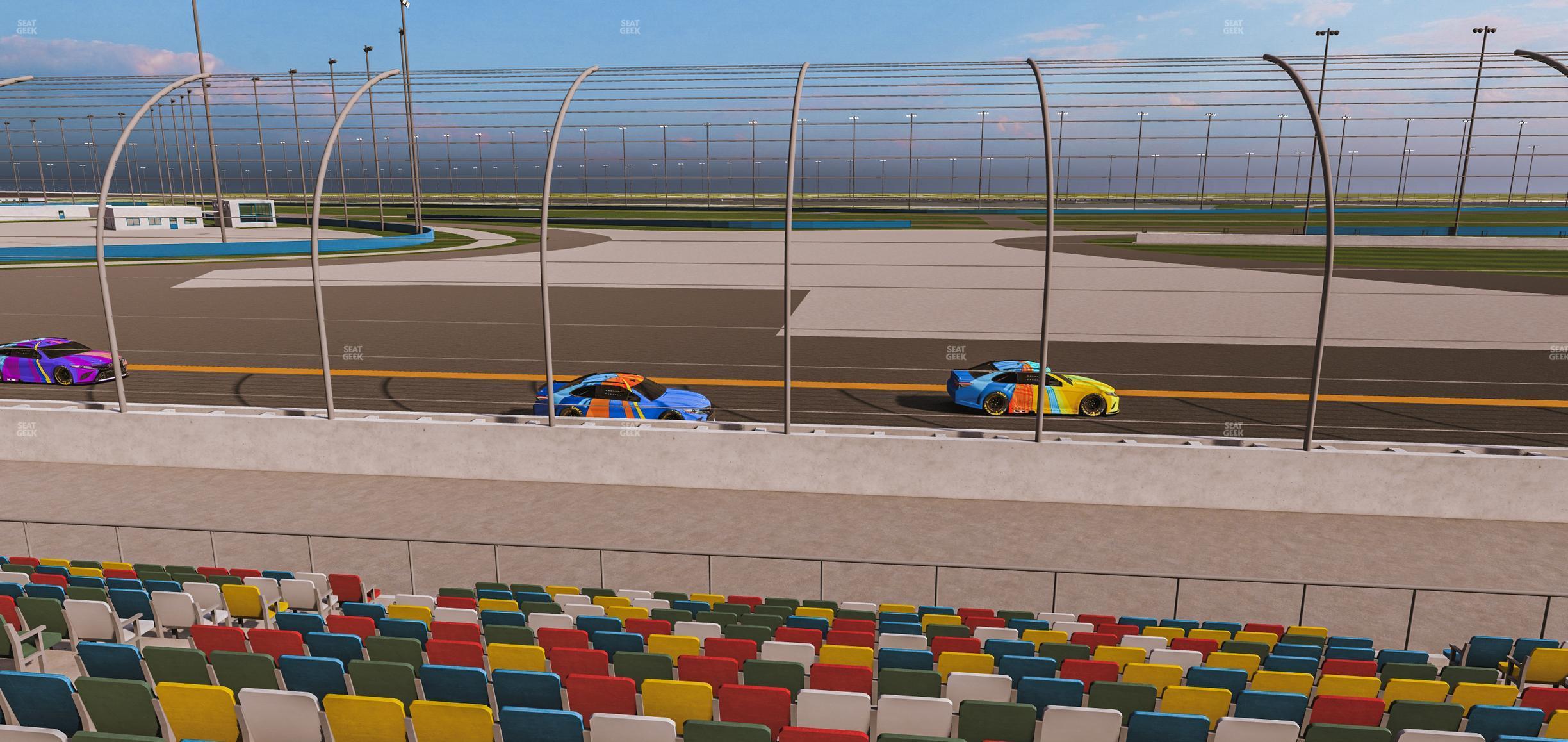 Seating view for Daytona International Speedway Section Front 180