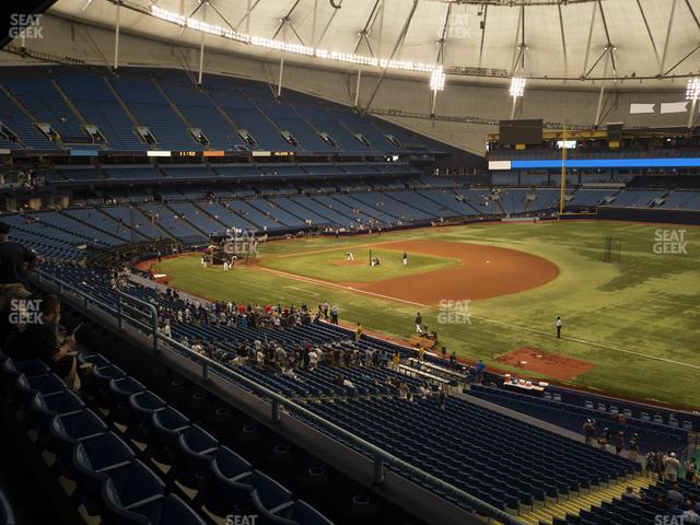 Seating view for Tropicana Field Section 220