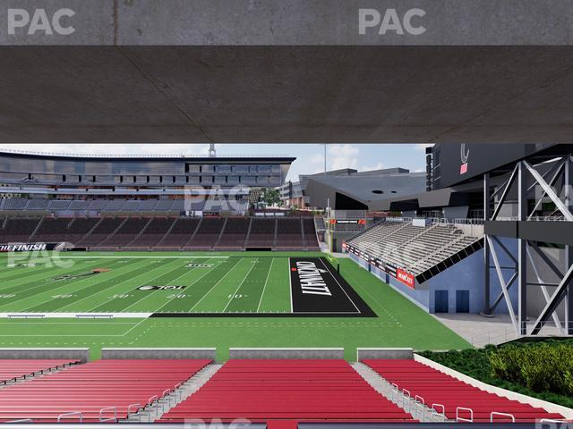 Seating view for Nippert Stadium Section 102