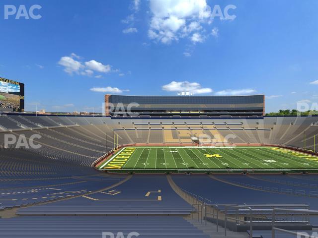 Seating view for Michigan Stadium Section 25