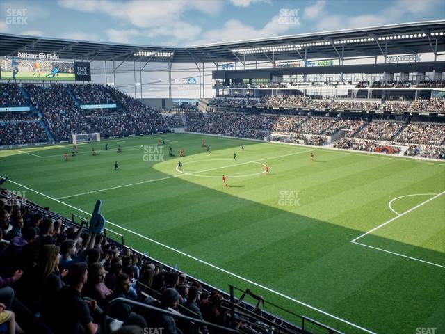 Seating view for Allianz Field Section 108