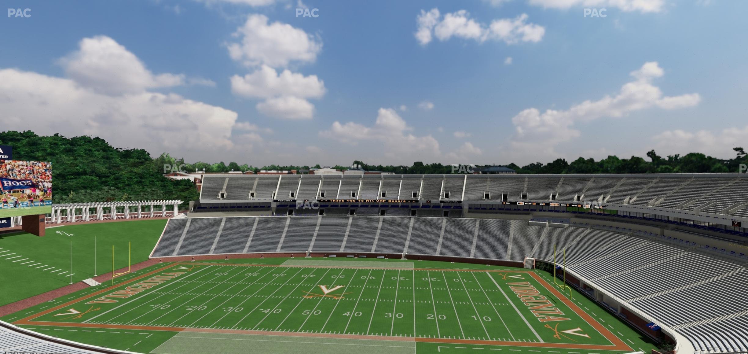 Seating view for Scott Stadium Section 532