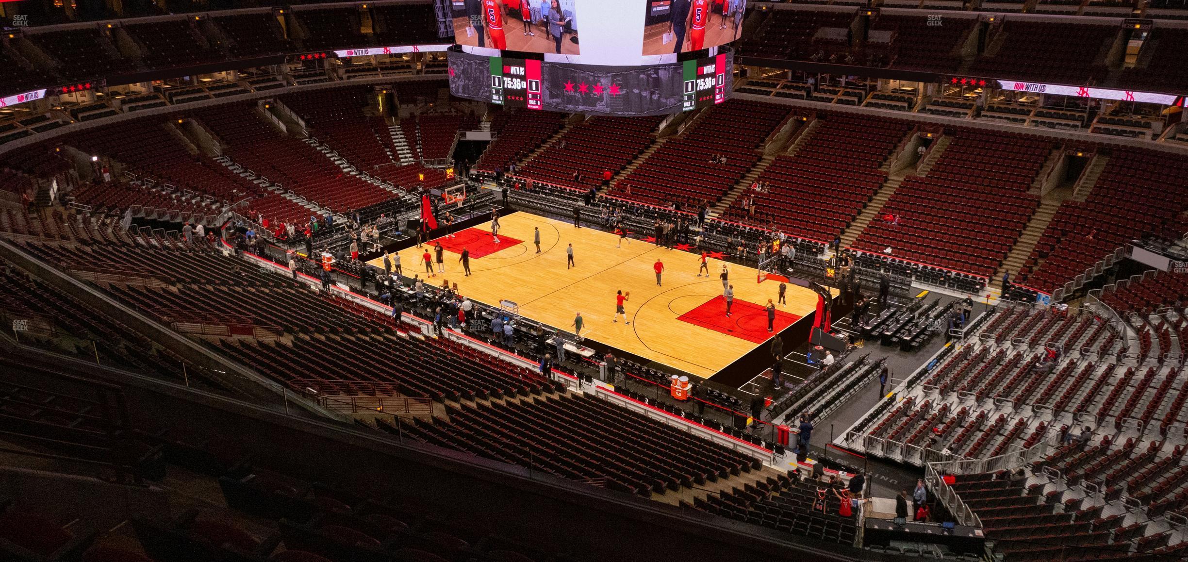 Seating view for United Center Section 331