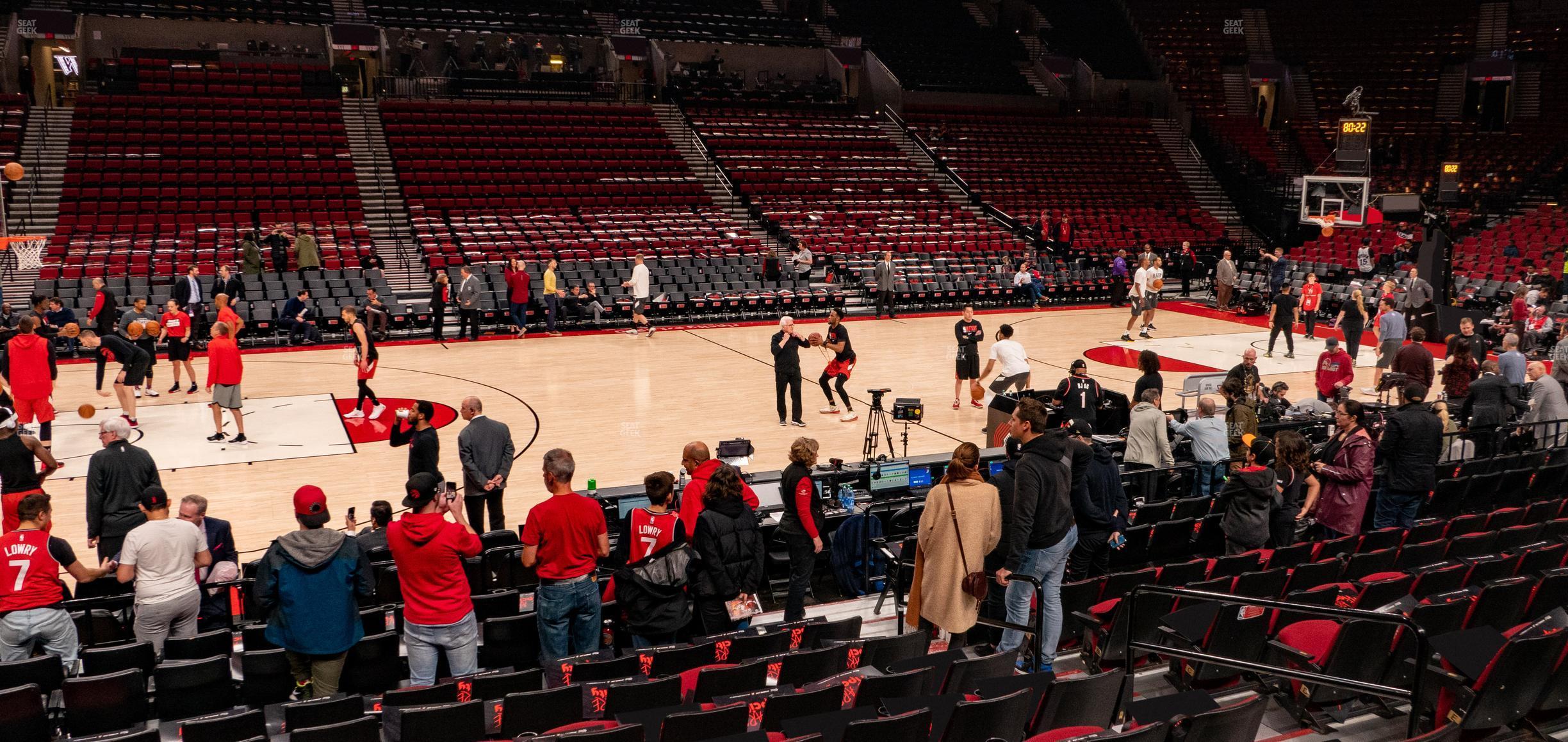 Seating view for Moda Center Section 102