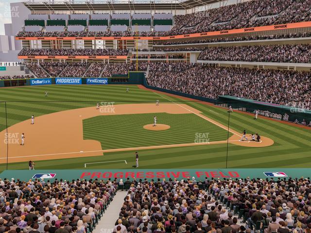 Seating view for Progressive Field Section Suite 153