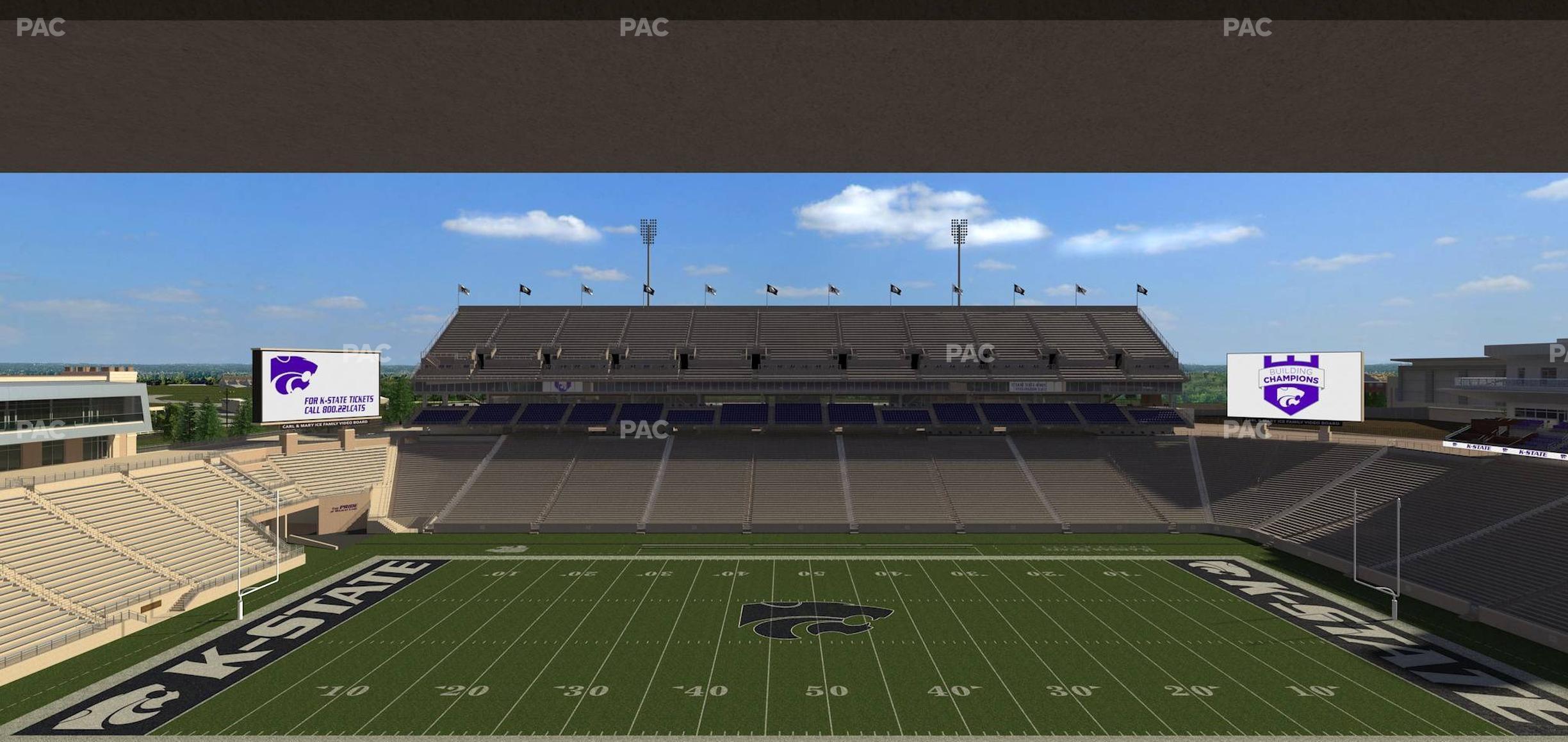 Seating view for Bill Snyder Family Stadium Section Loge 317