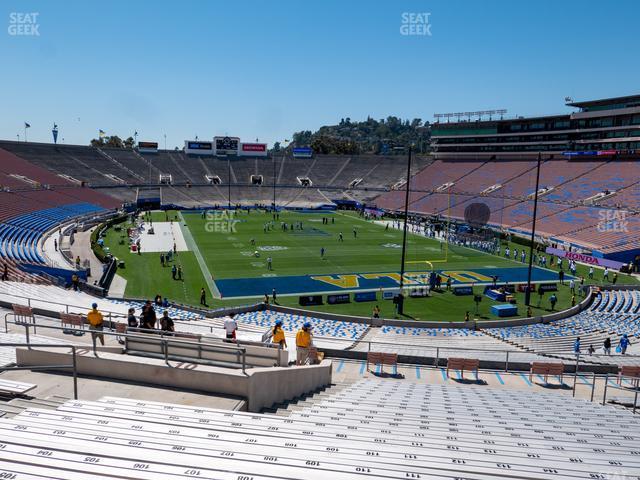 Seating view for Rose Bowl Stadium Section Upper 10