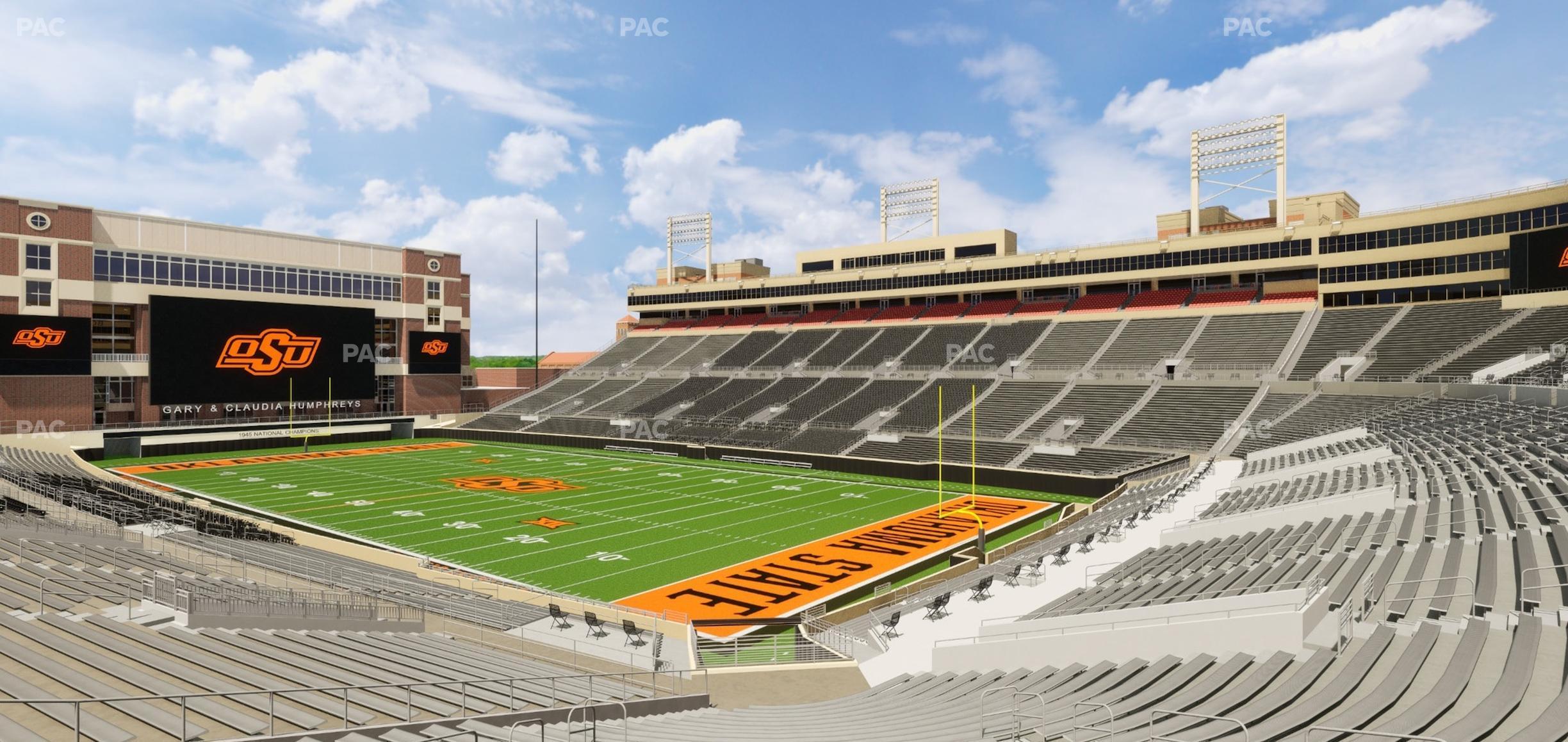 Seating view for Boone Pickens Stadium Section 127