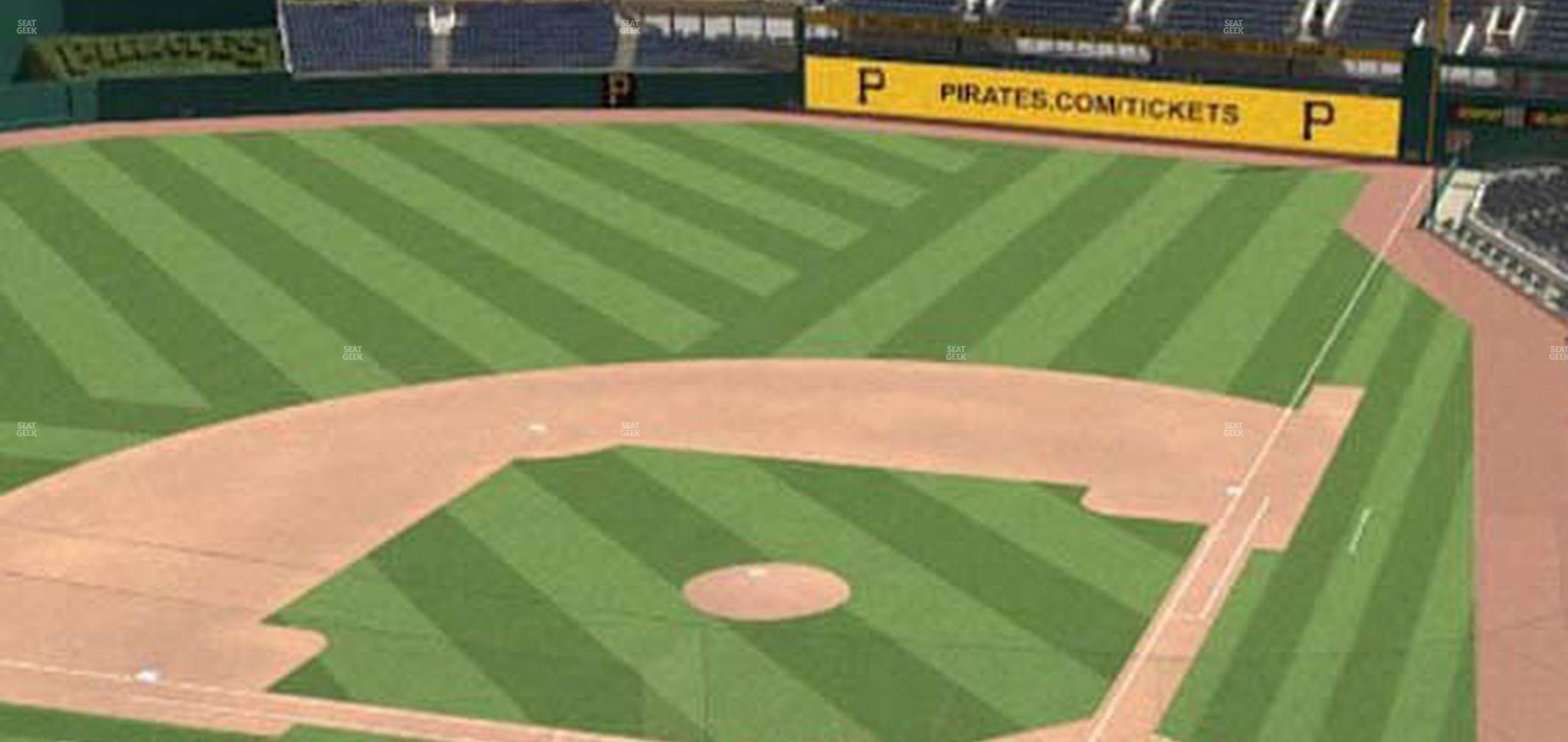 Seating view for PNC Park Section 319