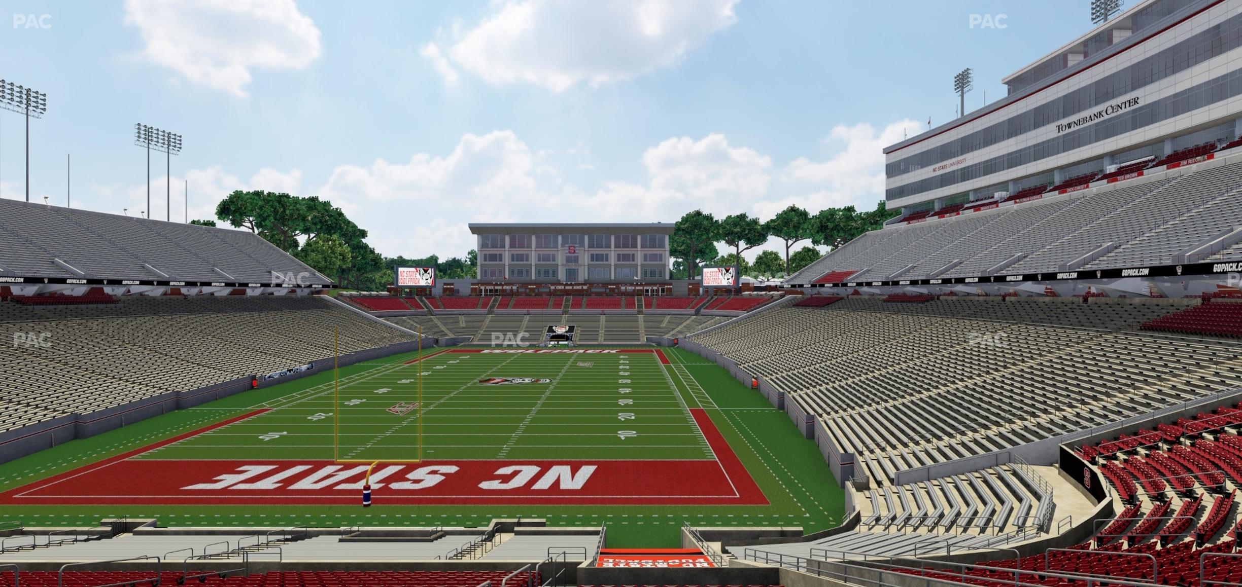 Seating view for Carter-Finley Stadium Section 220