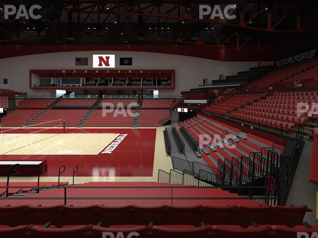 Seating view for Bob Devaney Sports Center Section B 15