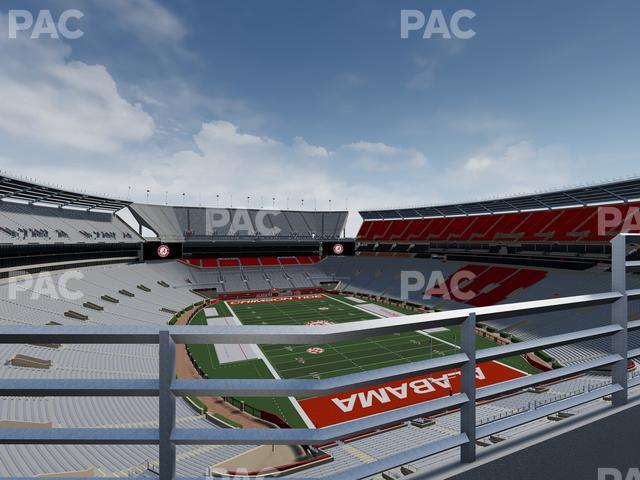 Seating view for Bryant Denny Stadium Section Nn 12