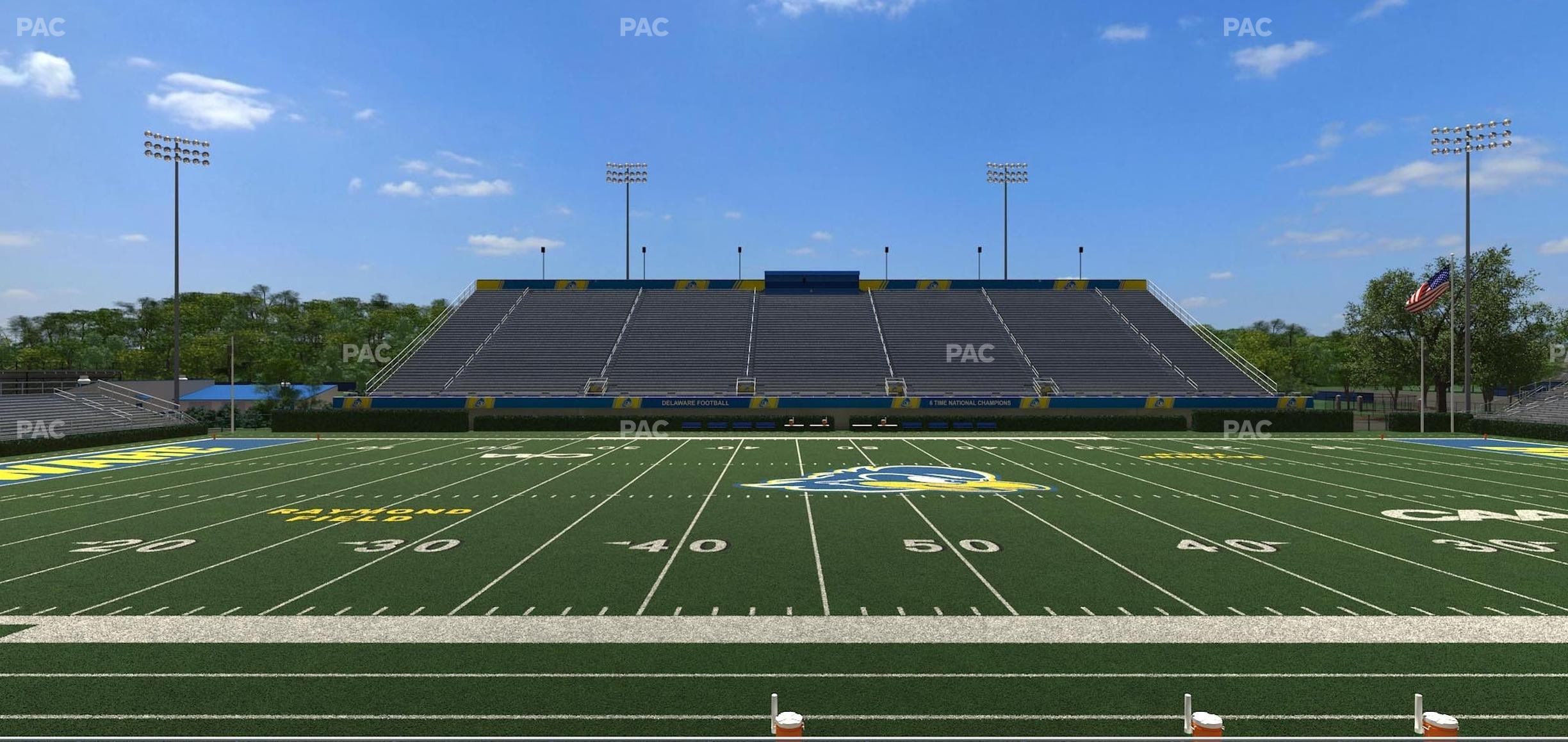 Seating view for Delaware Stadium Section Loge 106