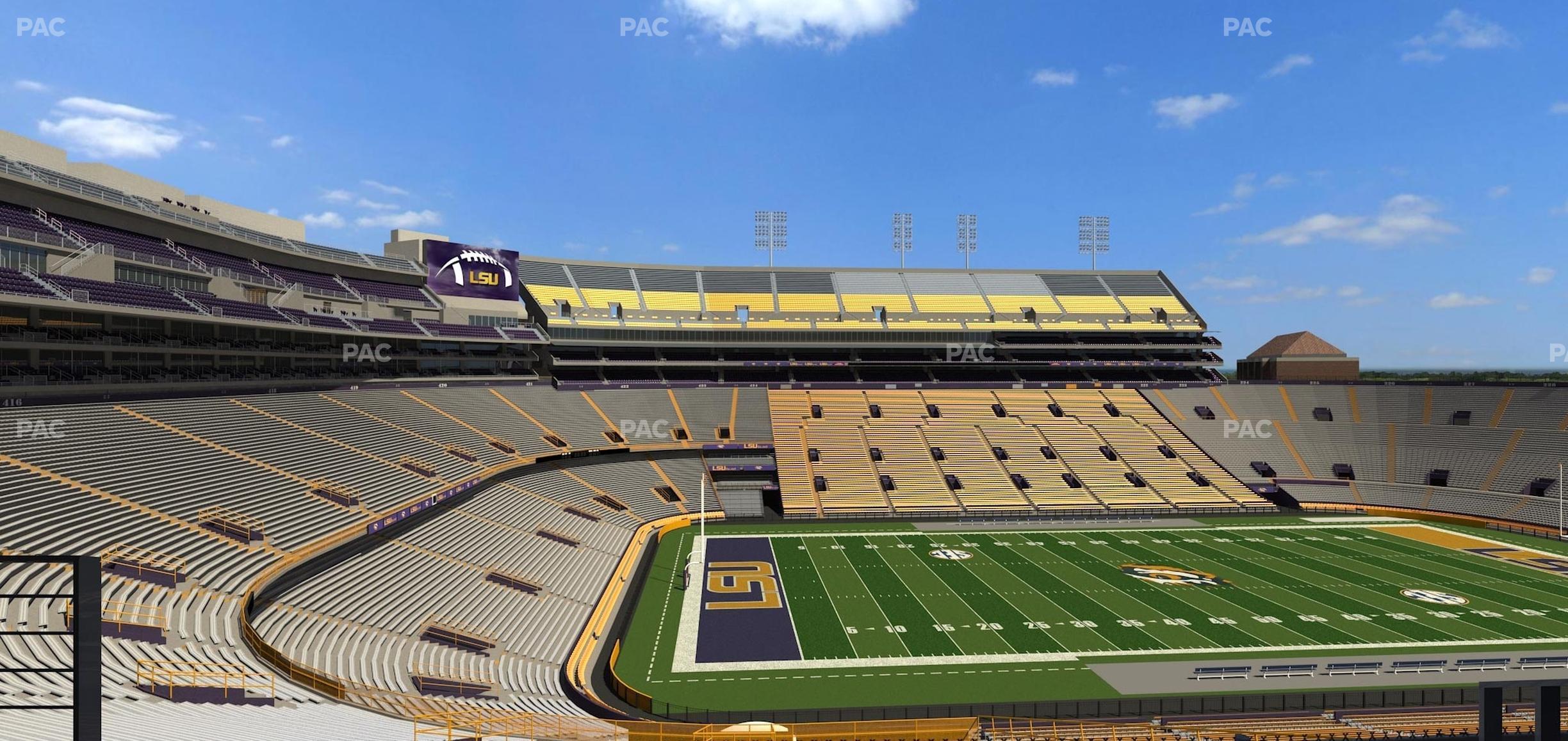 Seating view for Tiger Stadium Section Suite 125