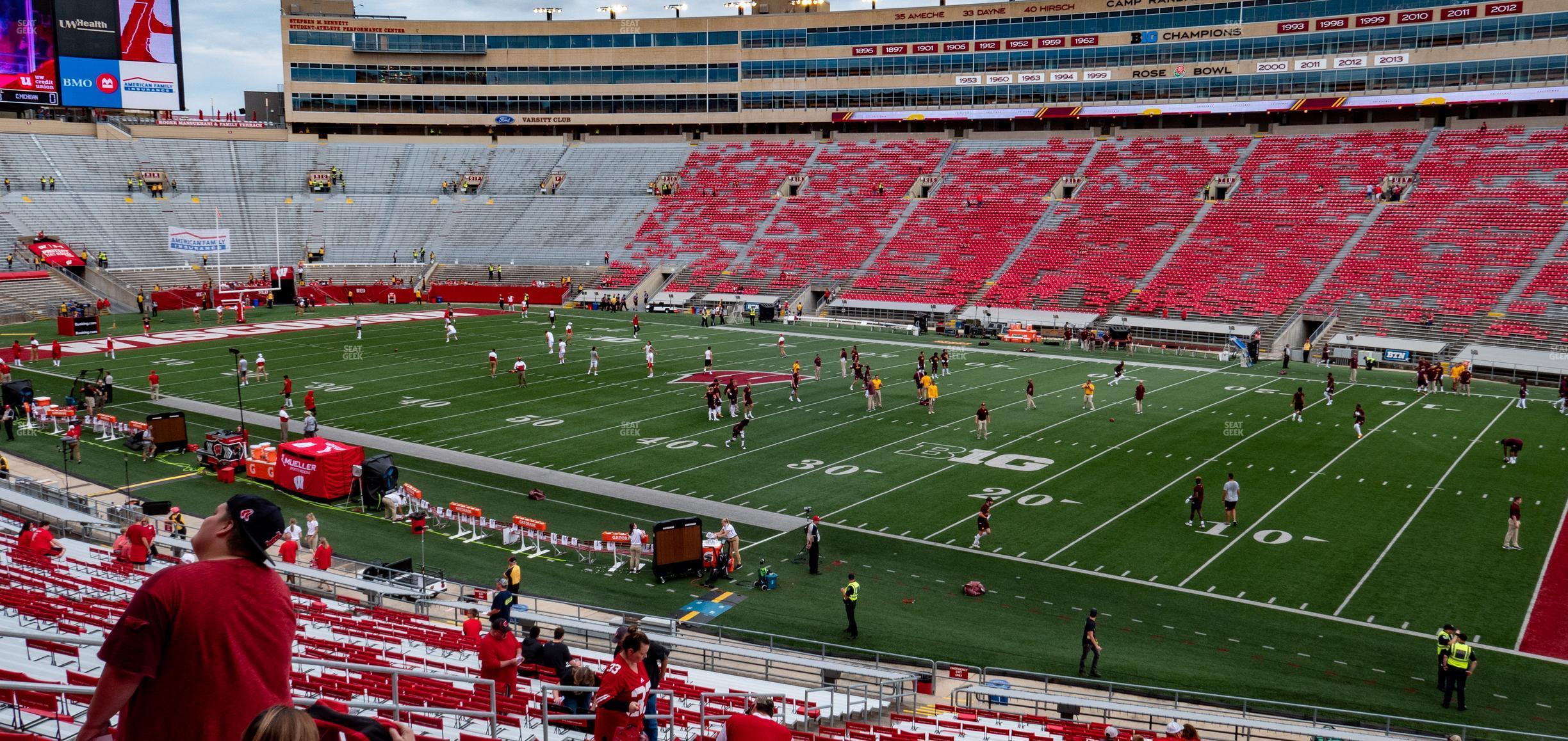 Seating view for Camp Randall Stadium Section B