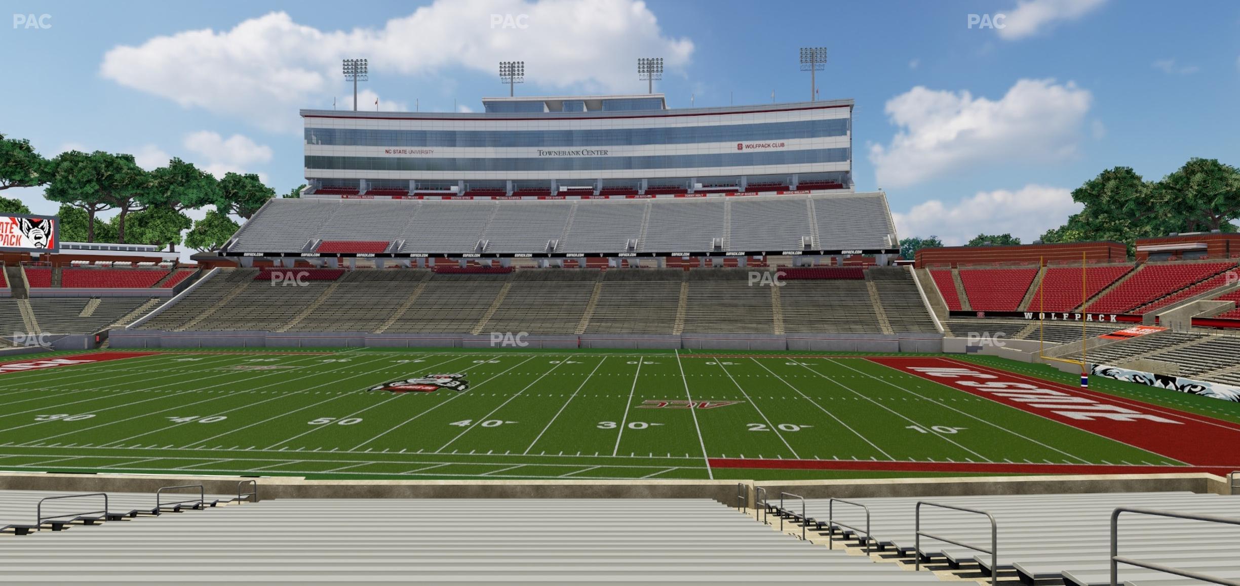 Seating view for Carter-Finley Stadium Section 3