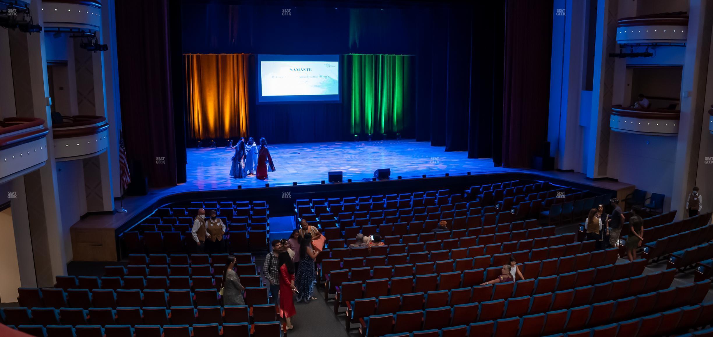 Seating view for Belk Theater at Blumenthal Performing Arts Center Section Grand Tier Circle Left