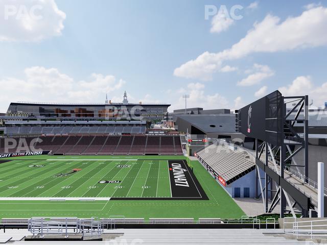 Seating view for Nippert Stadium Section 202