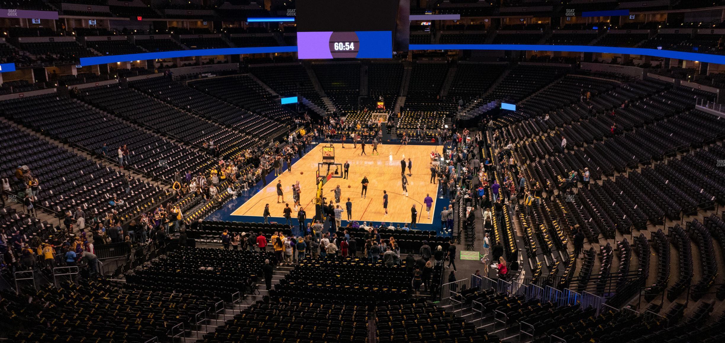 Seating view for Ball Arena Section 214