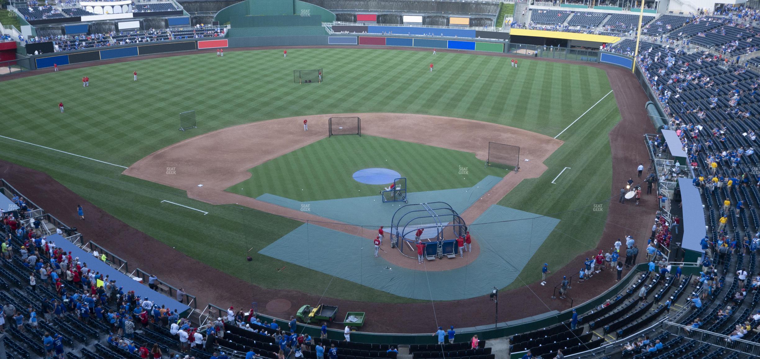 Seating view for Kauffman Stadium Section 418