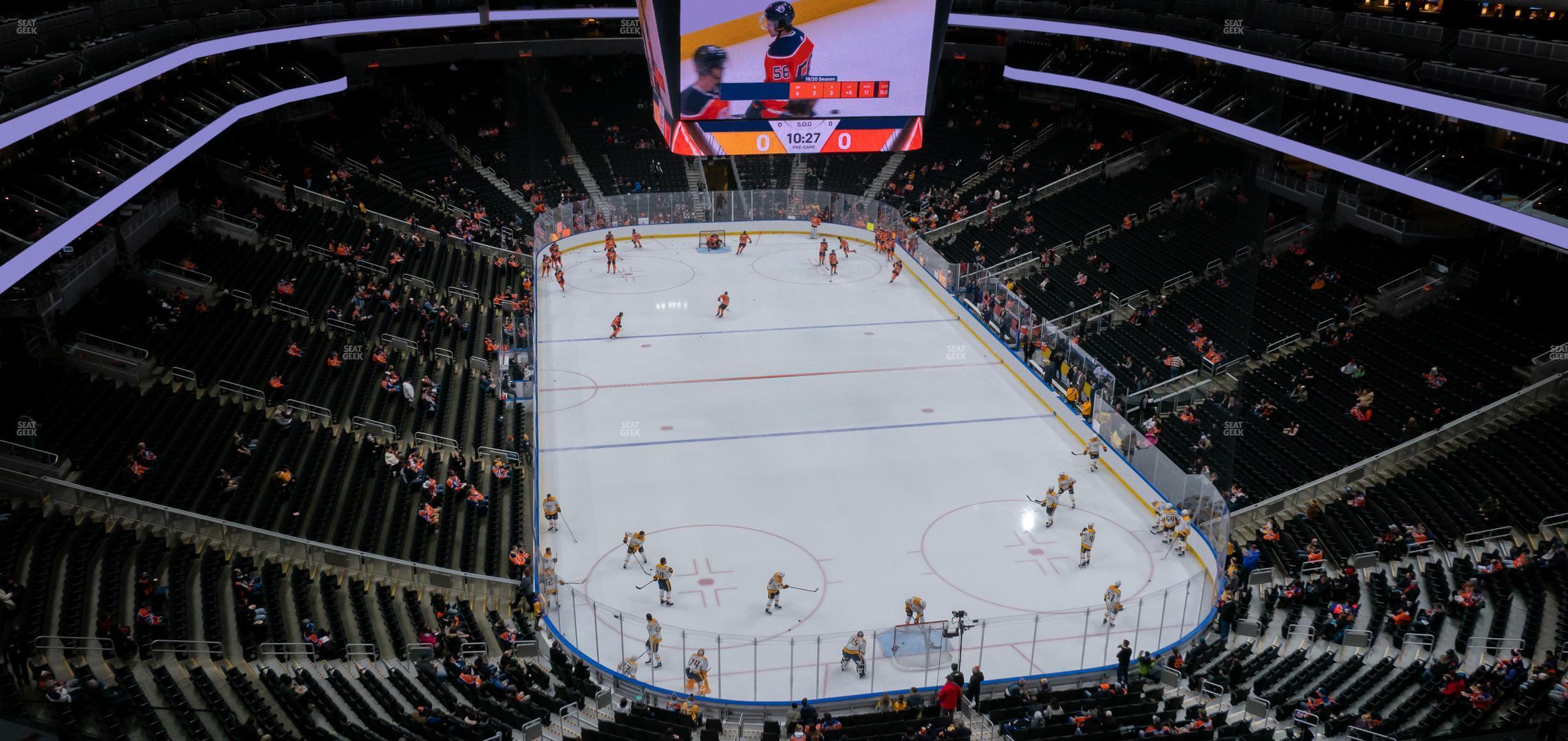 Seating view for Rogers Place Section 212