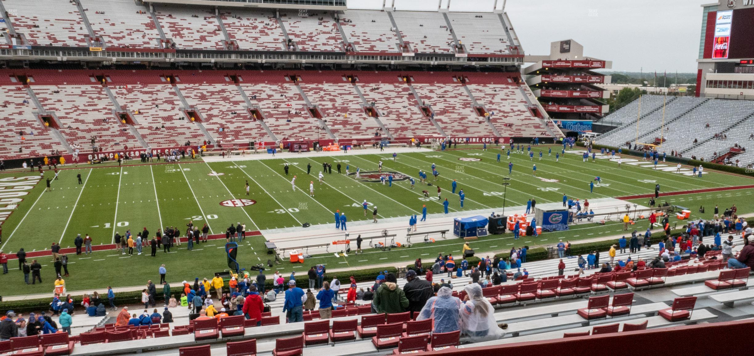 Seating view for Williams Brice Stadium Section 404