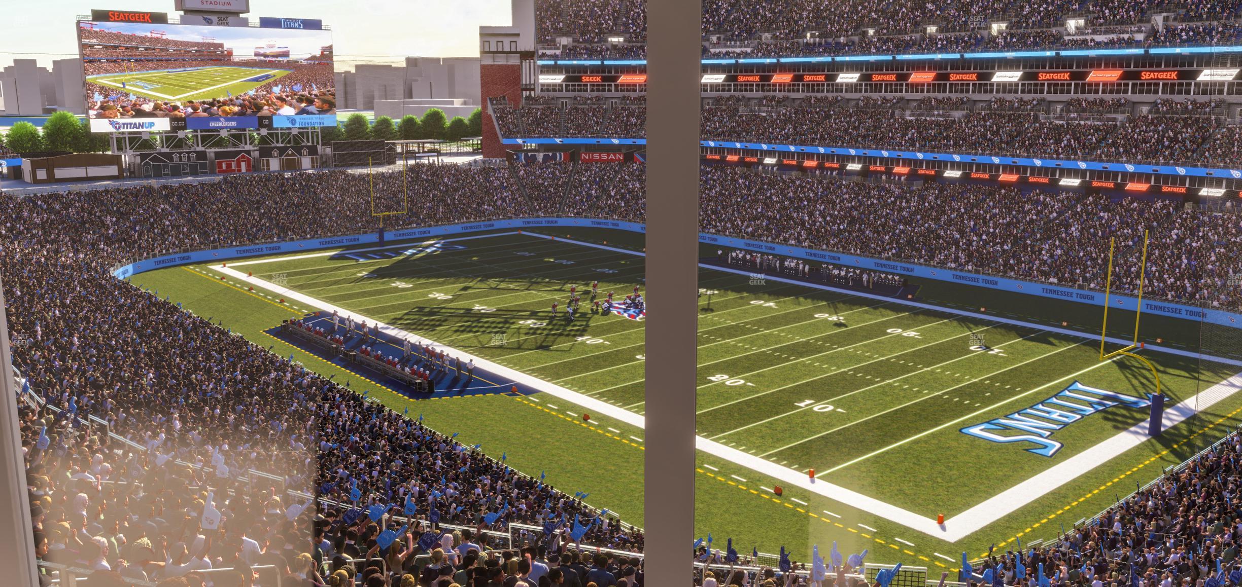 Seating view for Nissan Stadium Section Suite 502 E