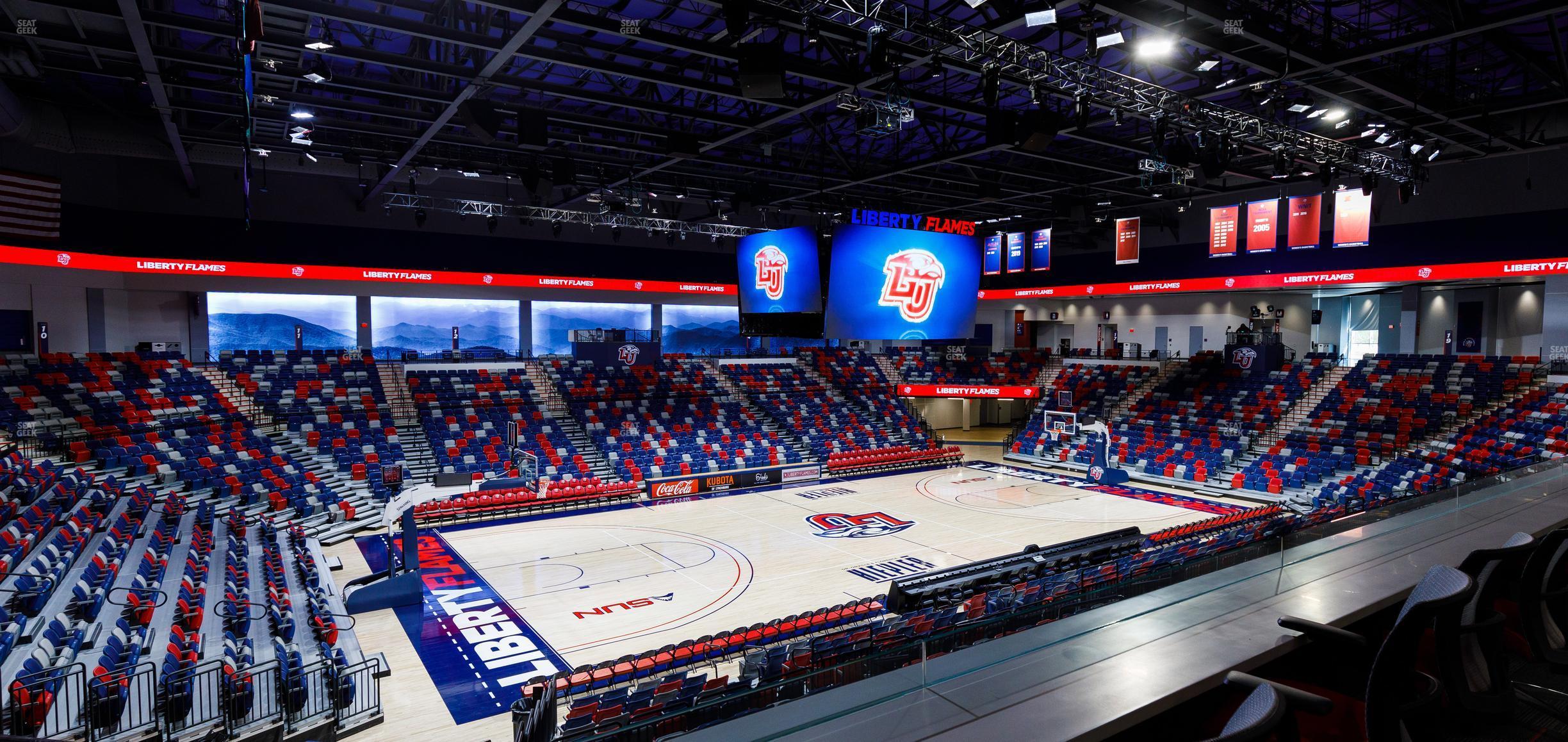 Seating view for Liberty Arena Section Loge Box 11