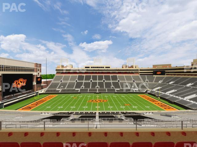 Seating view for Boone Pickens Stadium Section Club 558