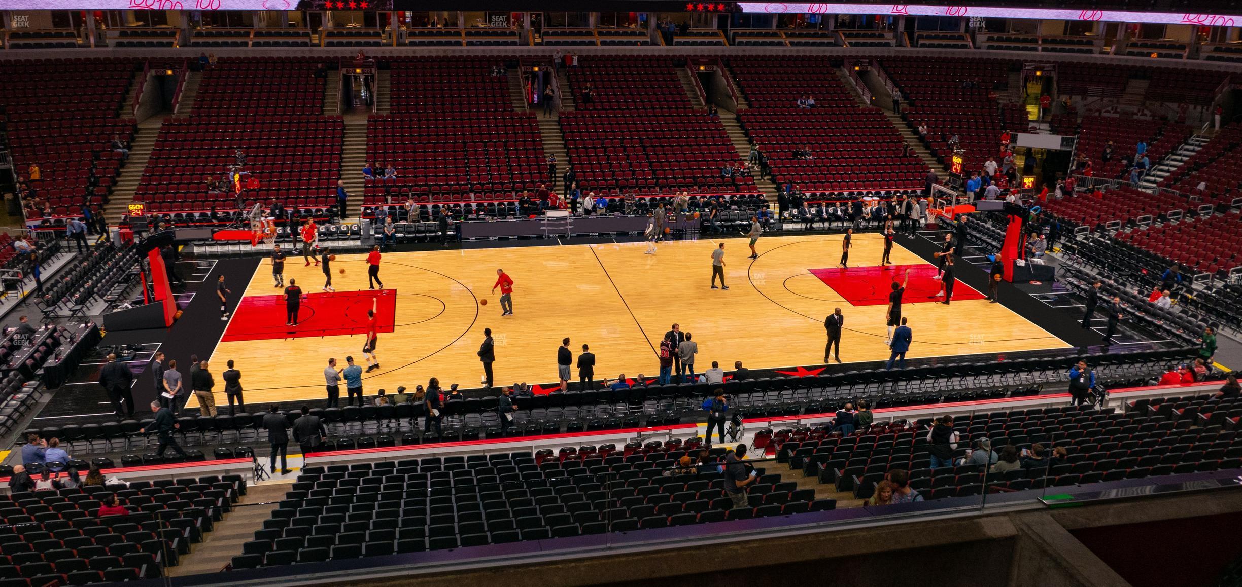 Seating view for United Center Section 218