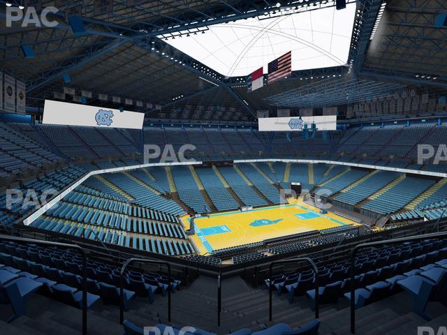 Seating view for Dean Smith Center Section 205 A