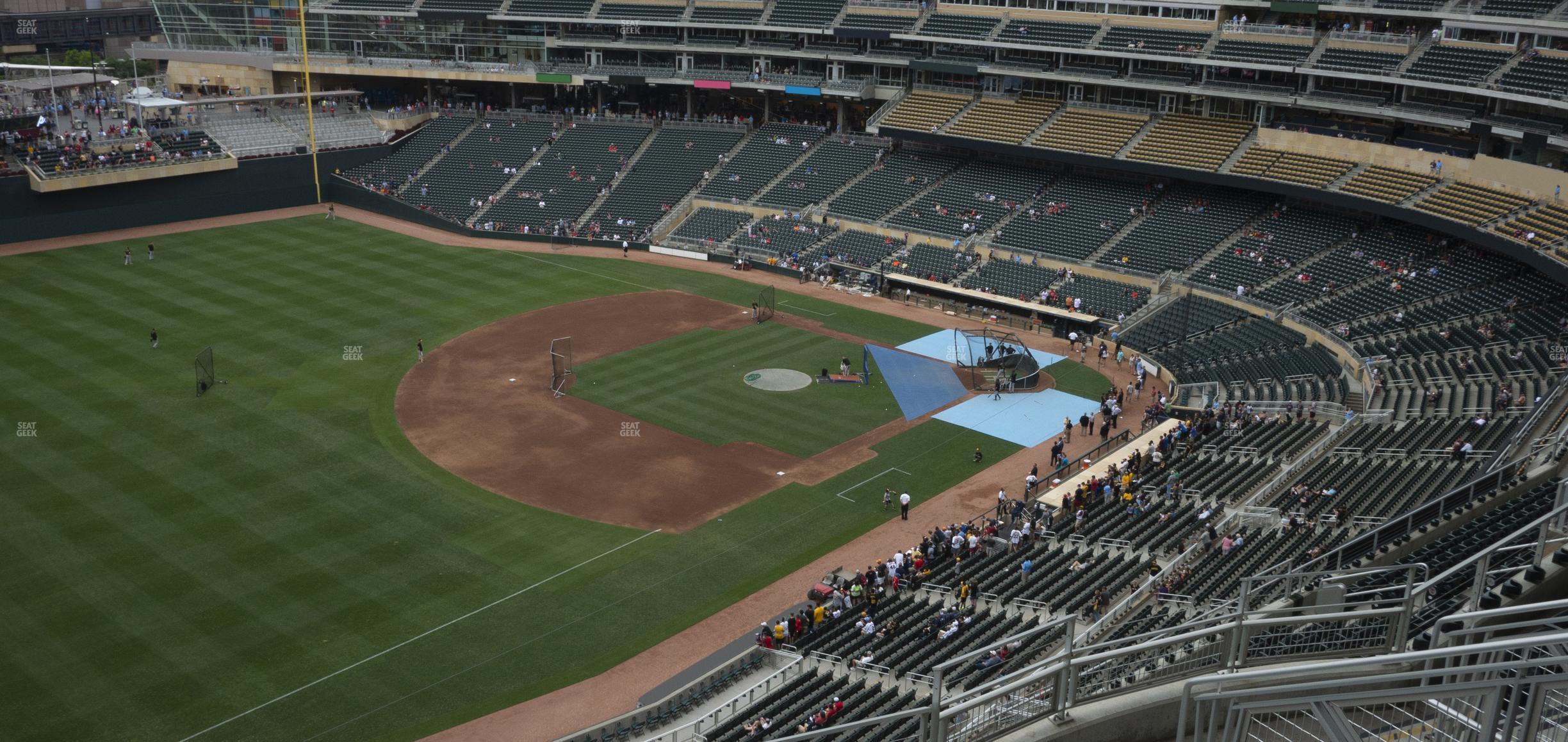 Seating view for Target Field Section 326