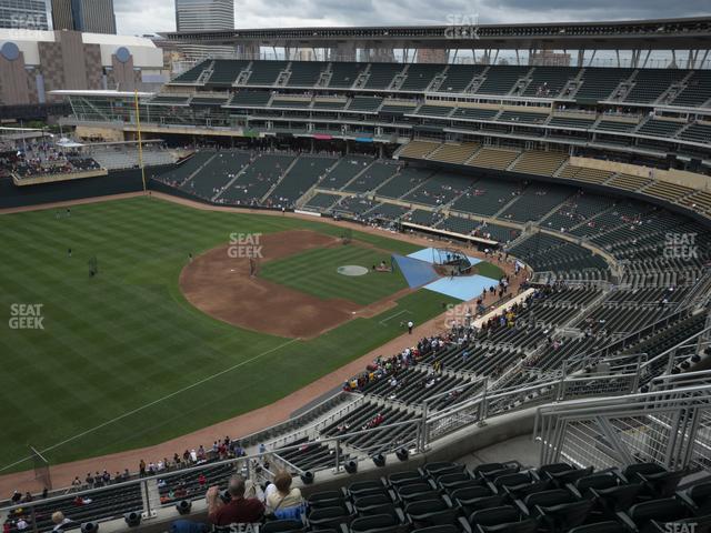 Seating view for Target Field Section 326