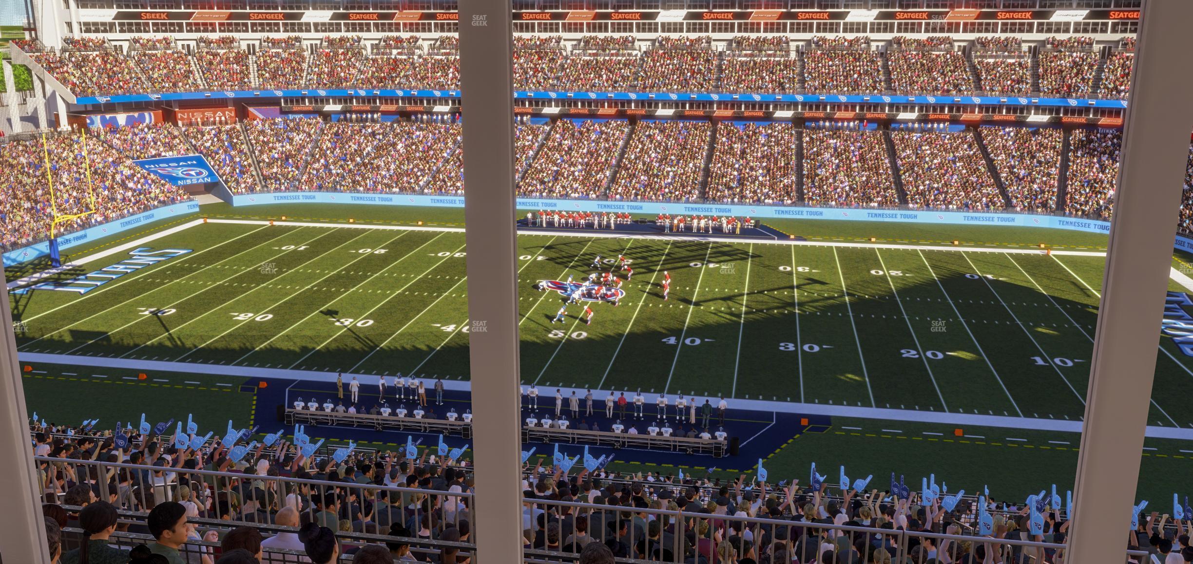 Seating view for Nissan Stadium Section Suite 567 W