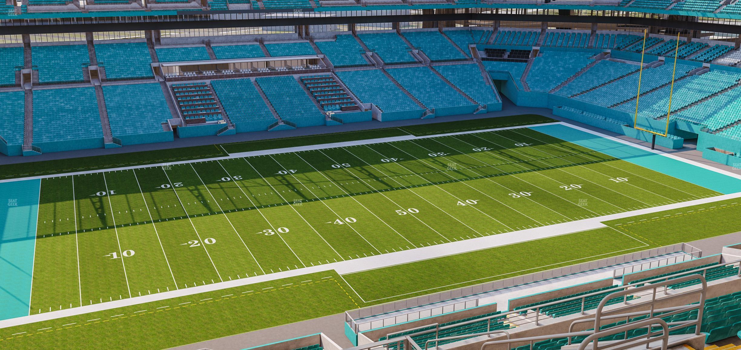 Seating view for Hard Rock Stadium Section 321