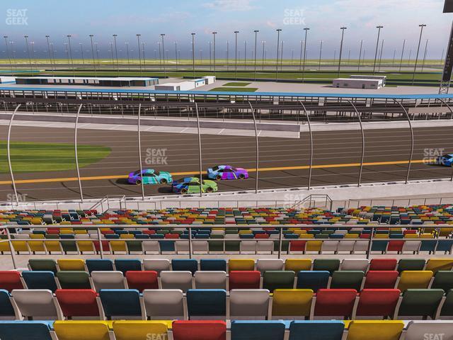 Seating view for Daytona International Speedway Section Back 161