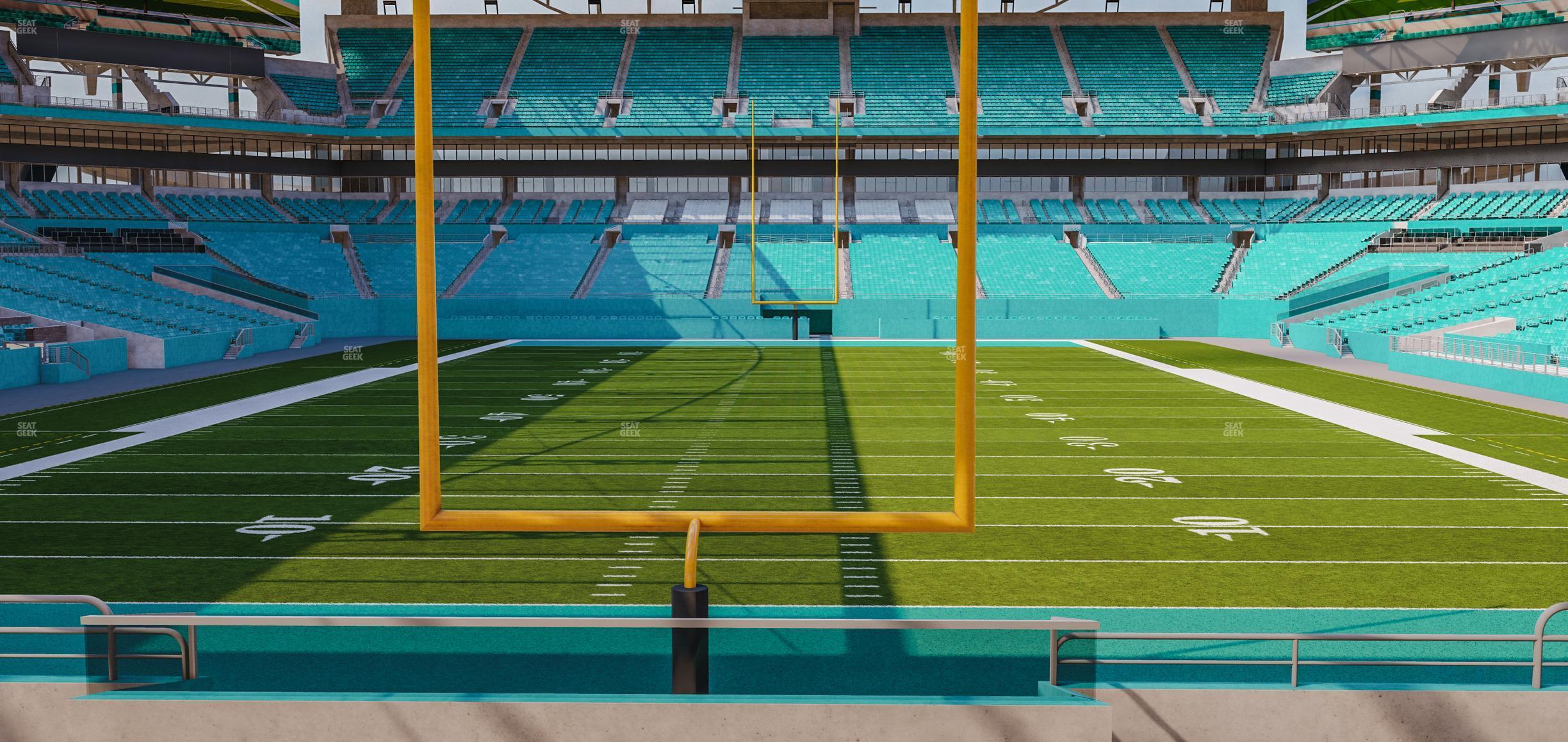 Seating view for Hard Rock Stadium Section 132