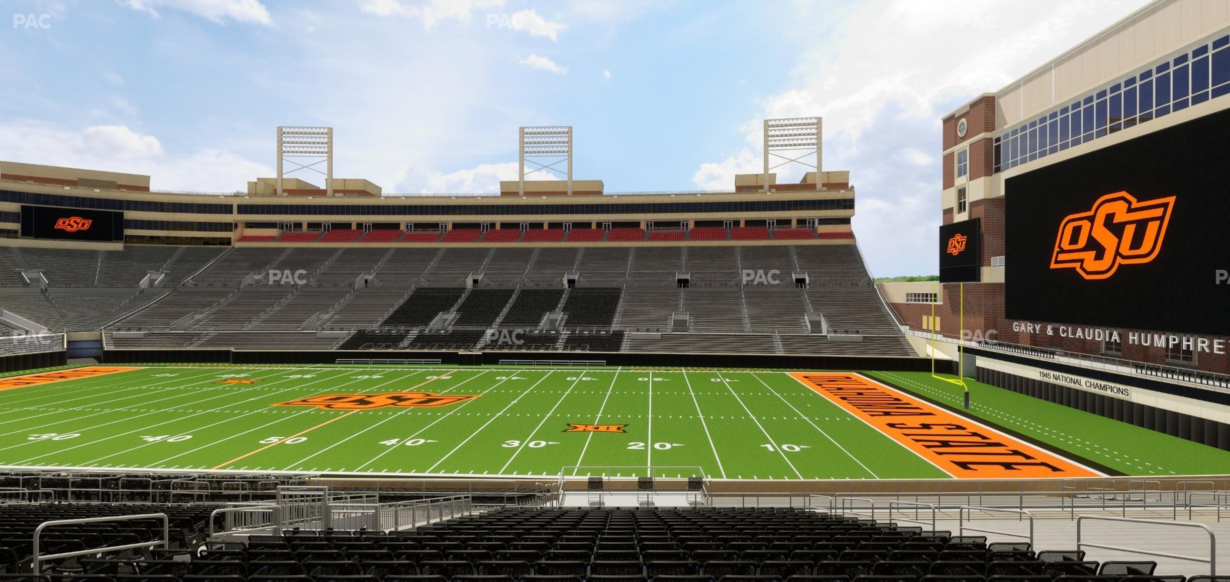 Seating view for Boone Pickens Stadium Section 104