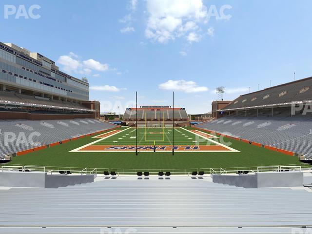 Seating view for Memorial Stadium - IL Section 116