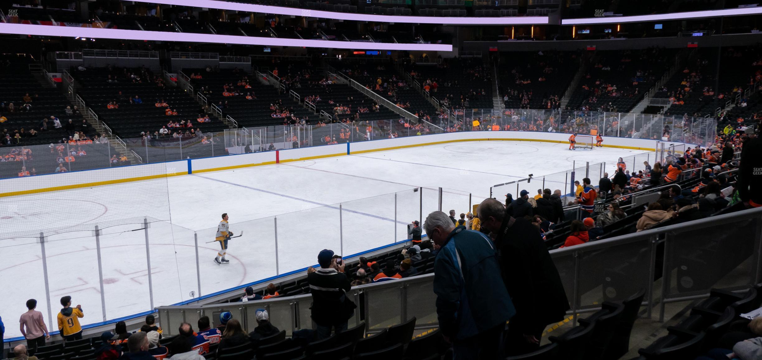 Seating view for Rogers Place Section 105