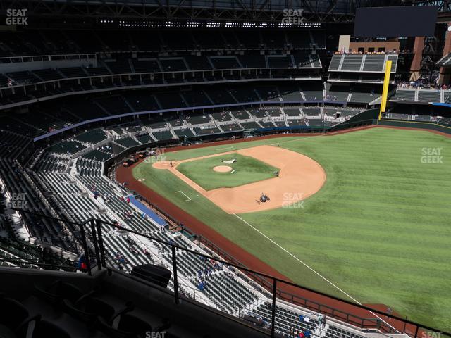 Seating view for Globe Life Field Section 322