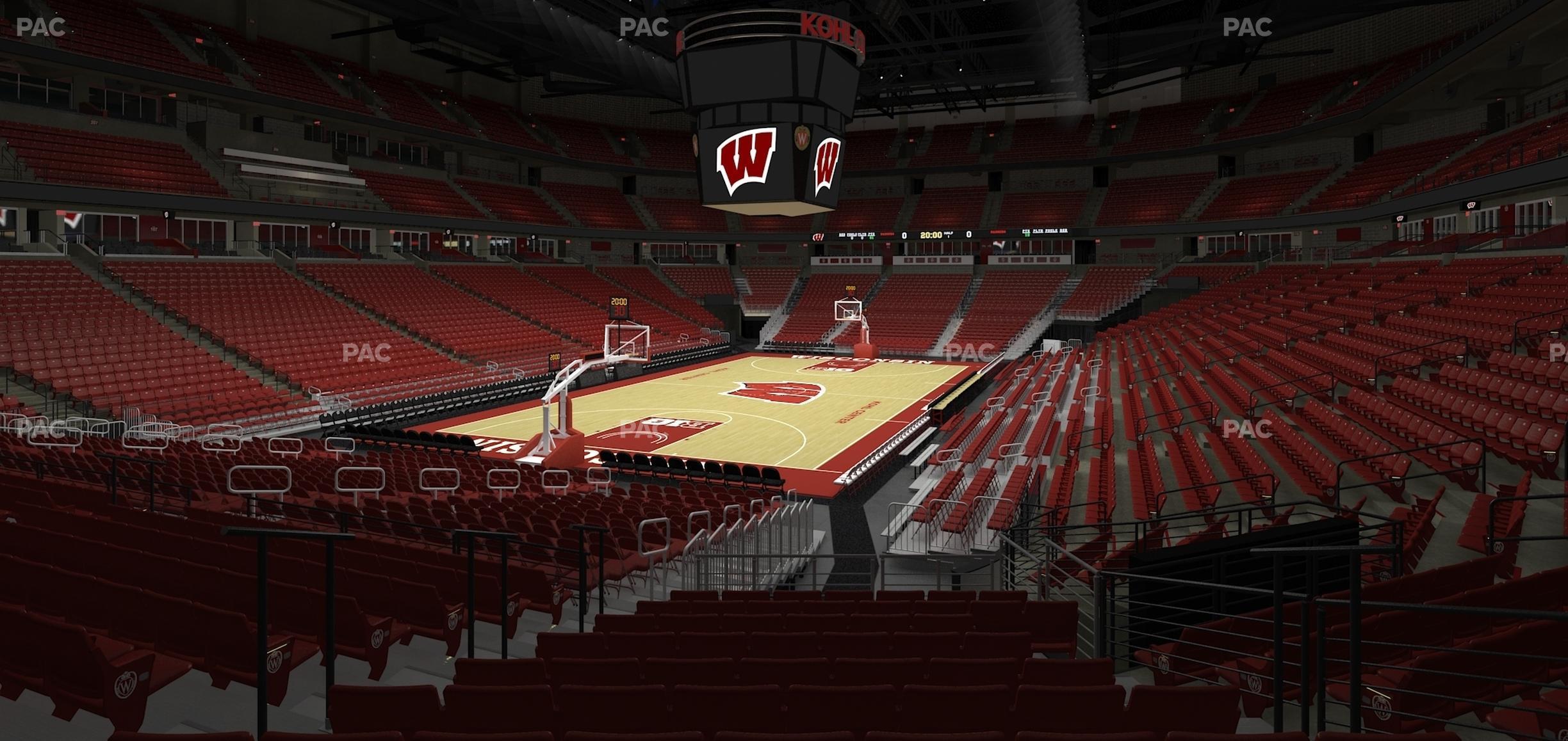 Seating view for Kohl Center Section 127